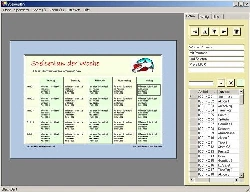 WinCash Speiseplaneditor